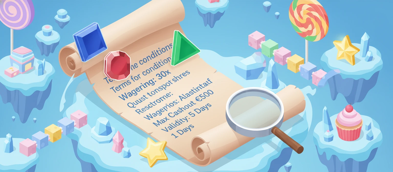 Bonus Terms Decoded - Wagering, Max Cashout and Validity | Candy Rush