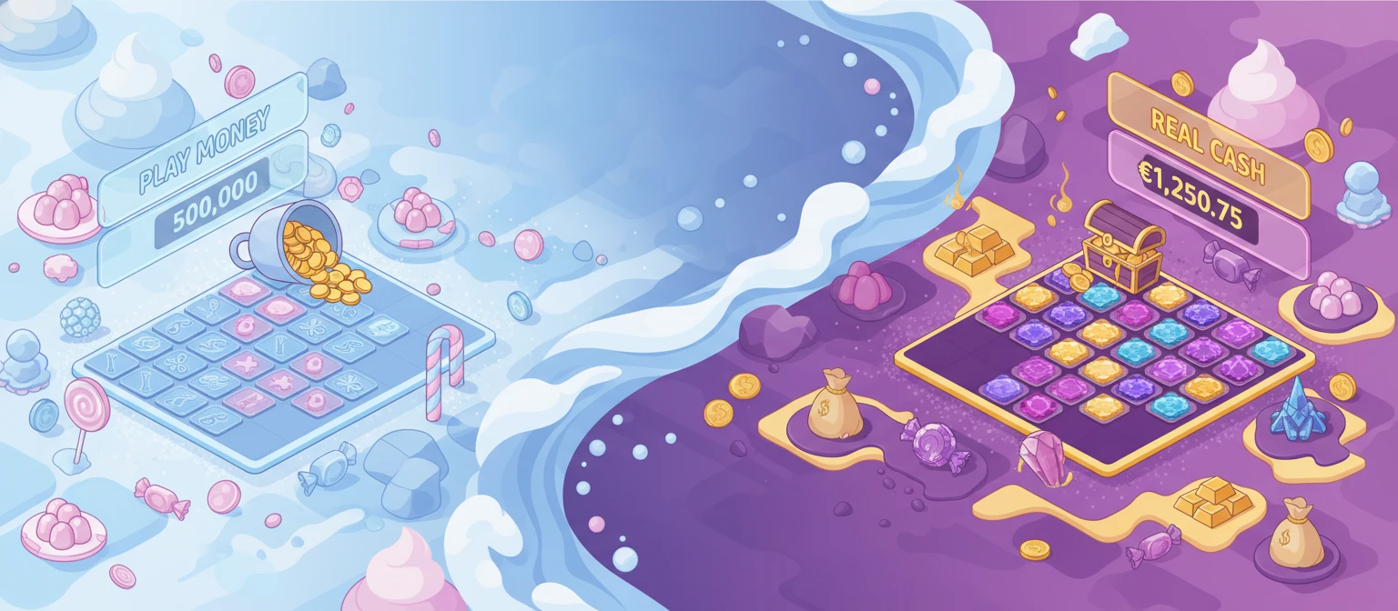 How the Candy Rush Demo Differs from Real Money Play | Candy Rush